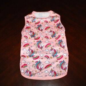 Dog Shirt CuteBone Pink Unicorn Rainbow – Size XL | NWOT Pet Outfit